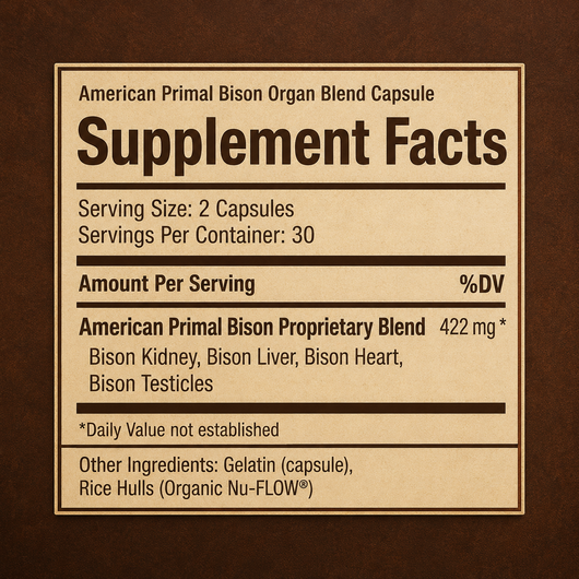 American Primal Bison Capsules